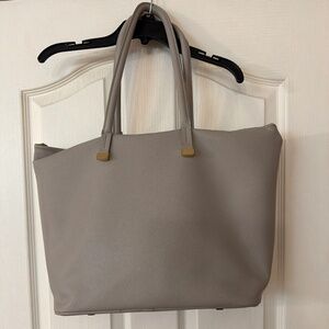 Platinum brand faux leather large capacity shoulder bag
